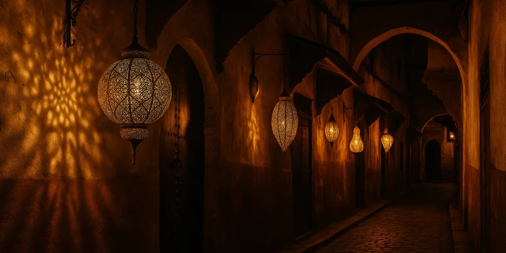 真鍮ランプが一晩で金色に戻る理由──モロッコの旧市街で見られる自然