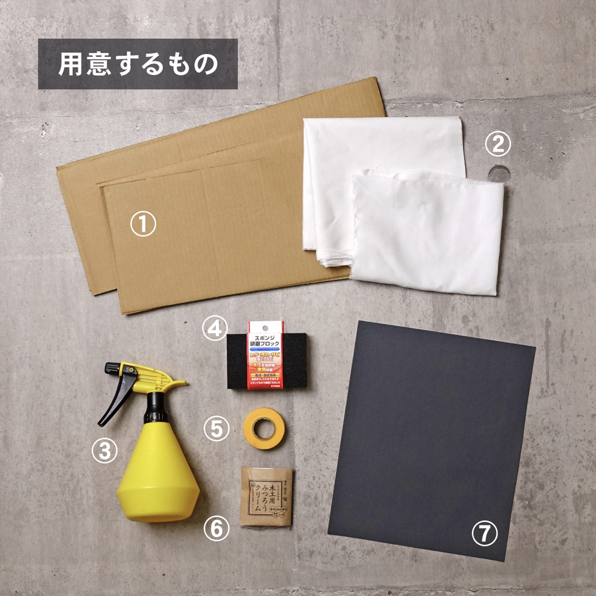 用意するもの